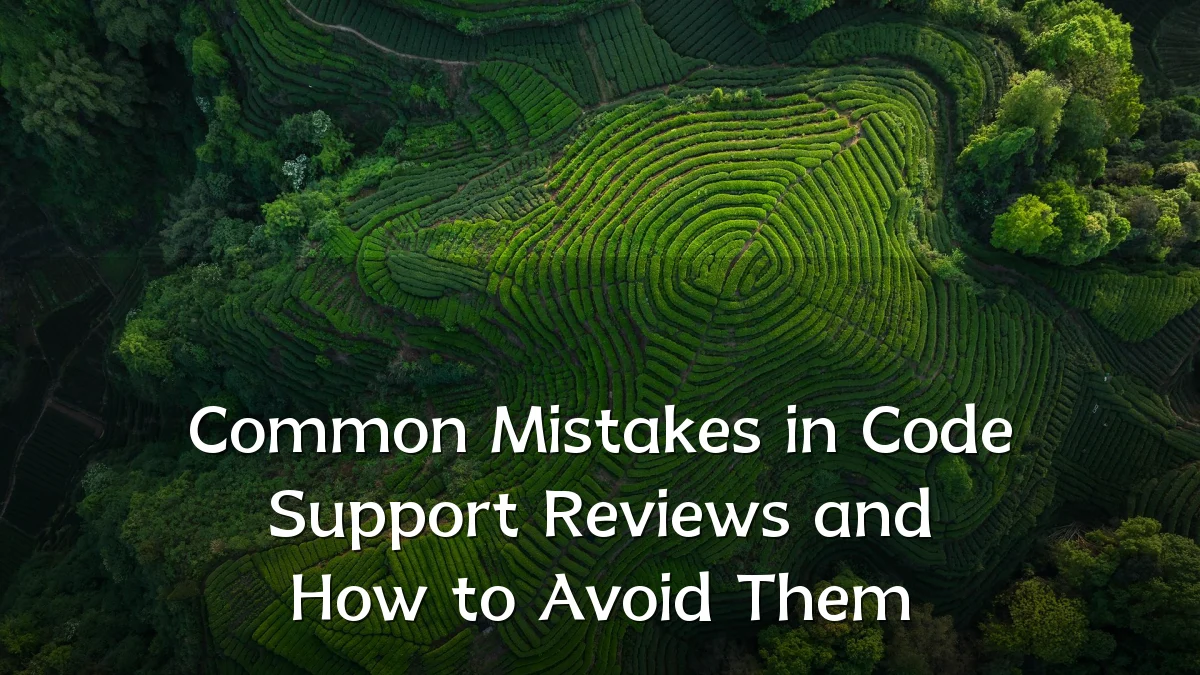 Common Mistakes in Code Support Reviews and How to Avoid Them
