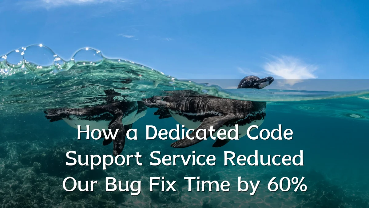 How a Dedicated Code Support Service Reduced Our Bug Fix Time by 60%