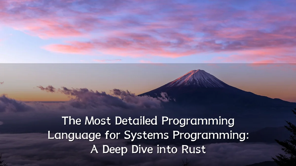 The Most Detailed Programming Language for Systems Programming: A Deep Dive into Rust