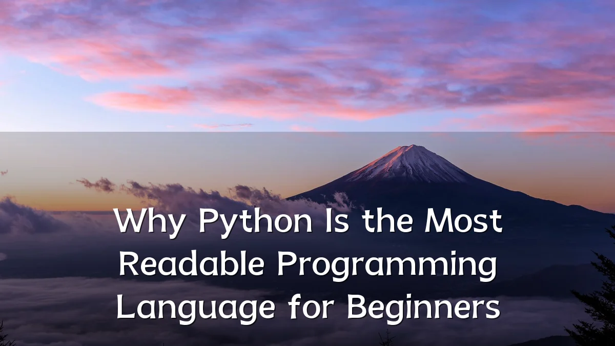 Why Python Is the Most Readable Programming Language for Beginners