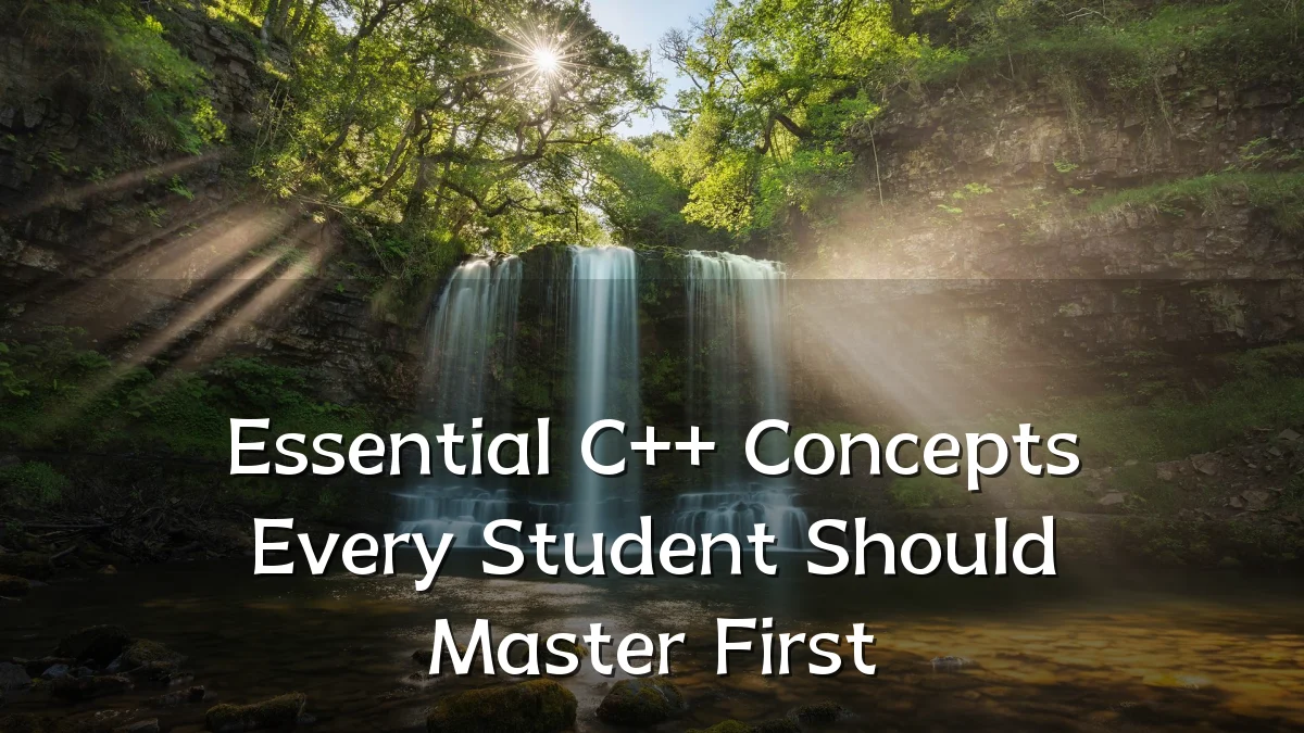 Essential C++ Concepts Every Student Should Master First