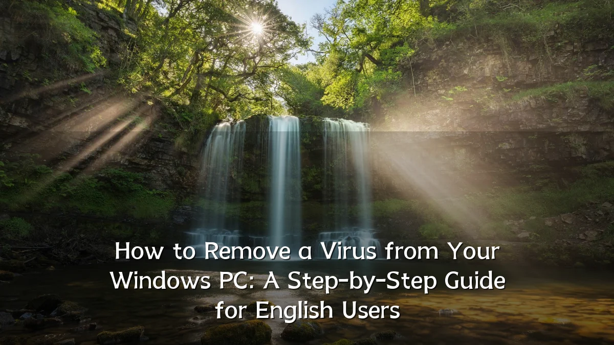 How to Remove a Virus from Your Windows PC: A Step-by-Step Guide for English Users