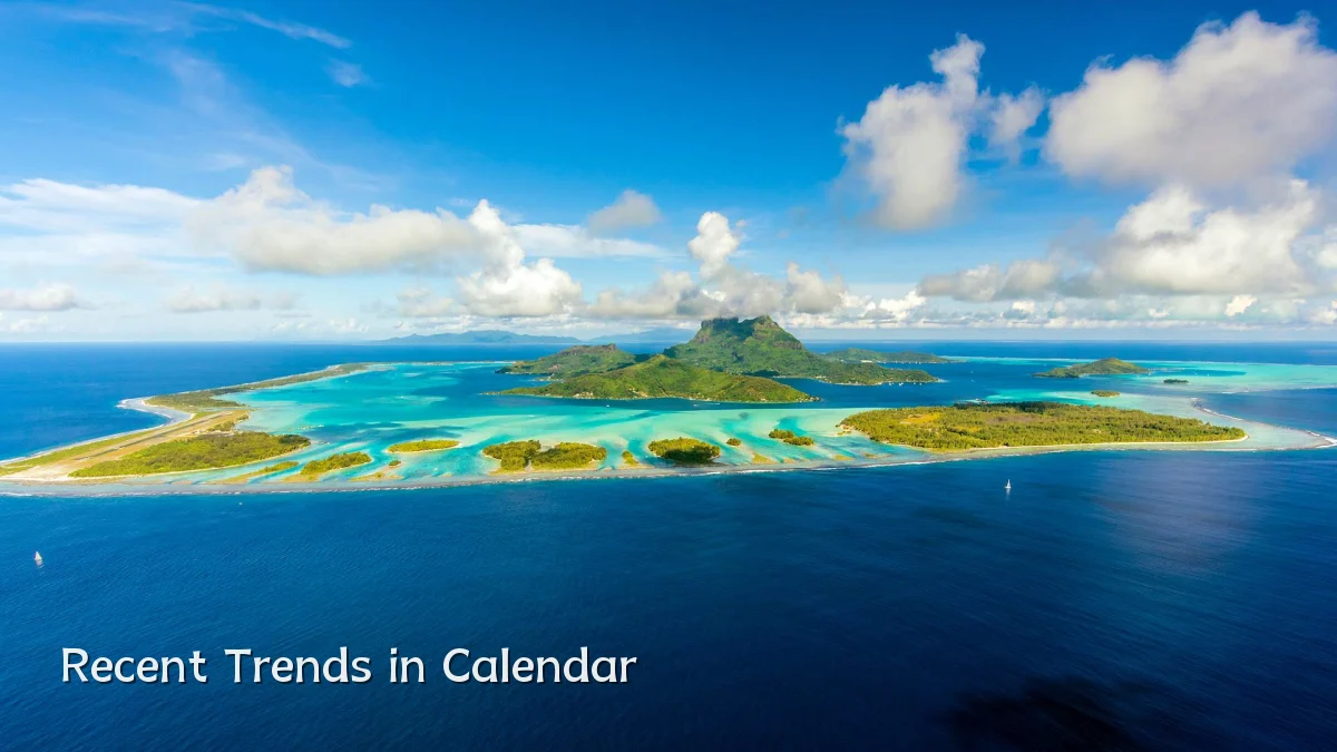 Recent Trends in Calendar