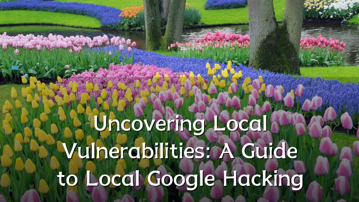 Uncovering Local Vulnerabilities: A Guide to Local Google Hacking